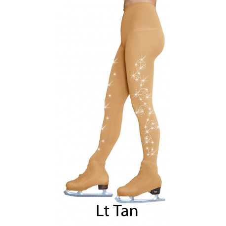 Collants Strass Chloé Noel Swirls - couvre - Collants de patinage